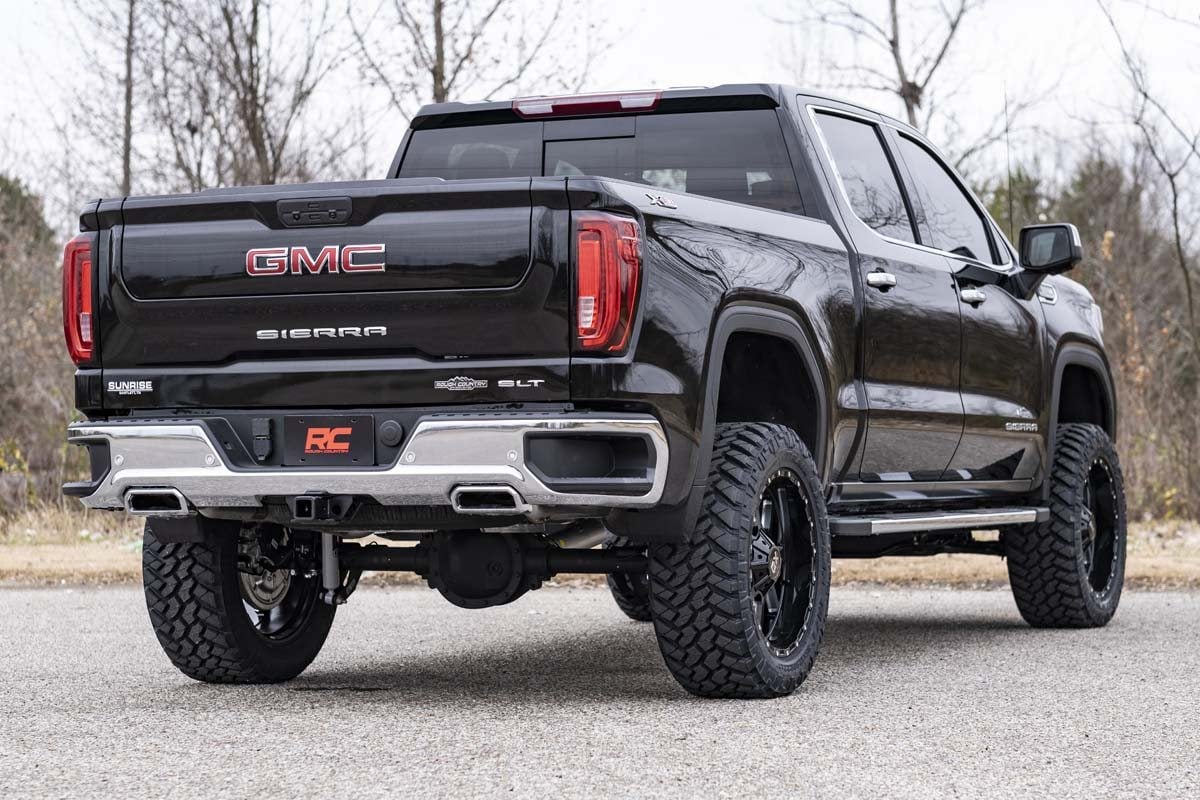 GMC Sierra 1500 Suspension Lift Kit - Rough Country - Mono Leaf Rear, 6 Inch Lift - '19-'24